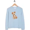 Magaschoni Puppy Cashmere Sweater In Blue