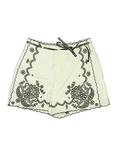 Pre-owned Magaschoni Shorts In Ivory