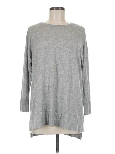Pre-owned Magaschoni Silk Pullover Sweater In Gray