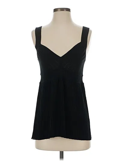 Pre-owned Magaschoni Sleeveless Blouse In Black