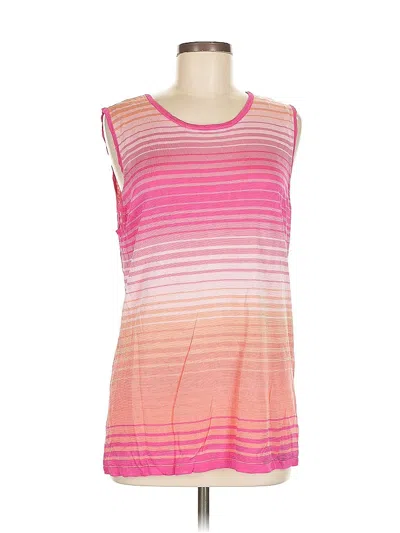 Pre-owned Magaschoni Sleeveless T-shirt In Pink