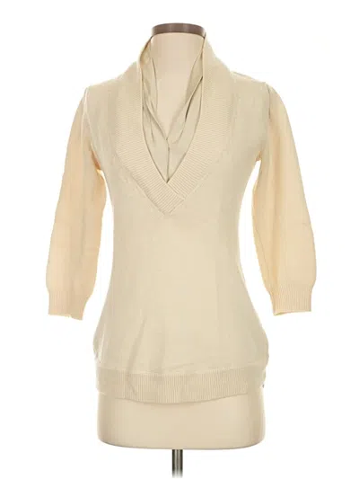 Pre-owned Magaschoni Sweater Vest In Ivory