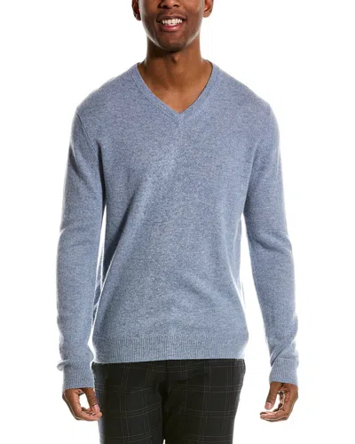 Magaschoni Tipped Cashmere Sweater In Grey