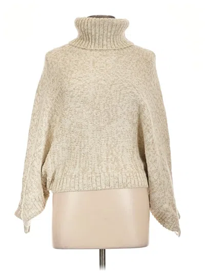 Pre-owned Magaschoni Turtleneck Sweater In Tan