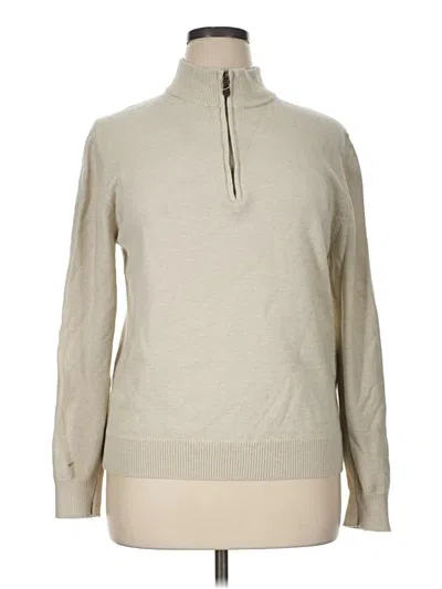 Pre-owned Magaschoni Turtleneck Sweater In Tan