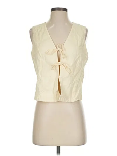 Pre-owned Magaschoni Vest In Ivory