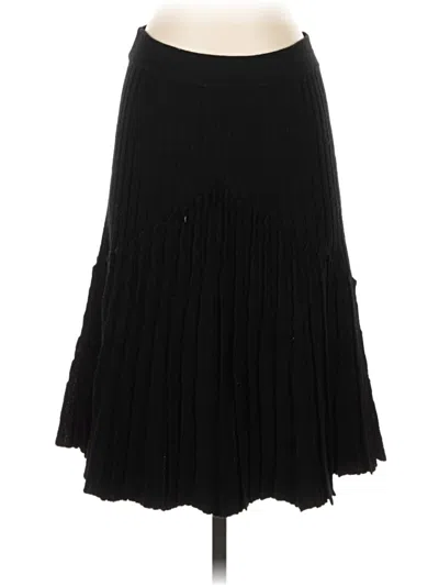 Pre-owned Magaschoni Wool Skirt In Black