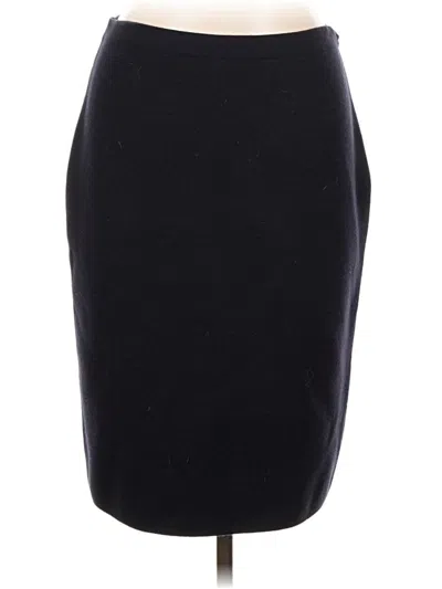 Pre-owned Magaschoni Wool Skirt In Black