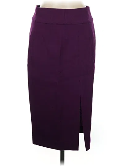 Pre-owned Magaschoni Wool Skirt In Purple