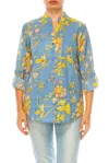 Magazine Clothing Women In Light Blue Floral In Multi