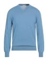 Magazzino Ricambi Man Sweater Azure Size 42 Cotton