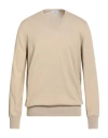 Magazzino Ricambi Man Sweater Beige Size 46 Cotton In Neutral