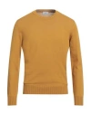 Magazzino Ricambi Man Sweater Mustard Size 44 Cotton In Yellow