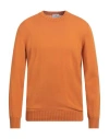 Magazzino Ricambi Man Sweater Orange Size 44 Cotton In Orange