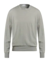 Magazzino Ricambi Man Sweater Sage Green Size 40 Cotton In Gray