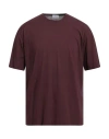 Magazzino Ricambi Man T-shirt Deep Purple Size 44 Cotton In Purple