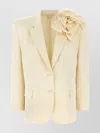 Magda Butrym '01' Blazer Featuring Floral Embellishment