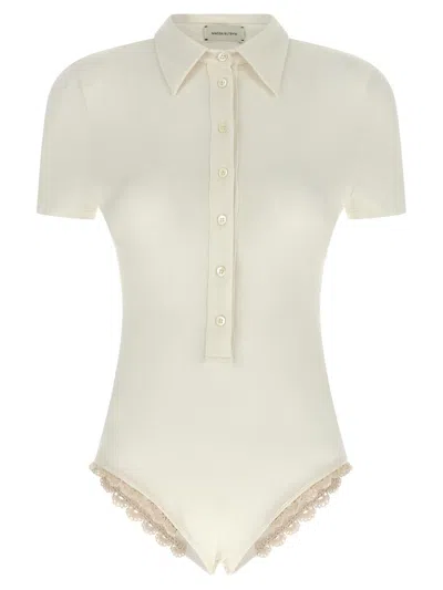 Magda Butrym 01 Bodysuit In Neutral