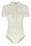 Magda Butrym 01 Bodysuit In White