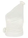 Magda Butrym One-shoulder Top In Neutral