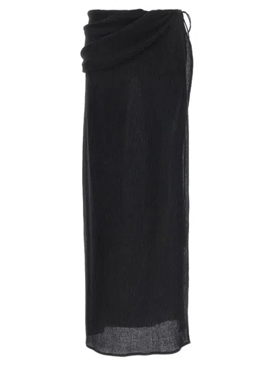MAGDA BUTRYM 03' LONG SKIRT WITH MAXI SIDE SPLIT