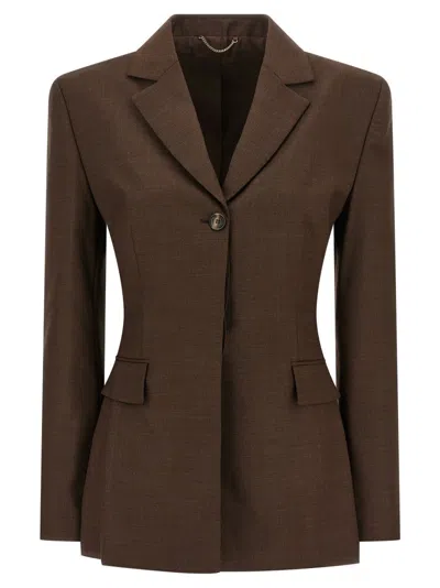 MAGDA BUTRYM 03' SINGLE-BREASTED WOOL BLAZER