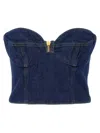 Magda Butrym Denim Corset Top