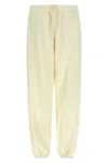 Magda Butrym Joggers With Elastic Cuffs And Pockets In Yellow