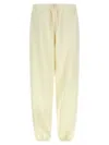Magda Butrym Joggers With Elastic Cuffs And Pockets In Yellow
