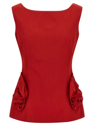 Magda Butrym 05 Top In Red