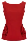 Magda Butrym 05 Top In Red