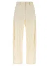 Magda Butrym Pleated Trousers With Belt Loops And Back Pocket