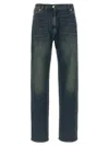 Magda Butrym Stonewashed Five-pocket Straight-leg Jeans In Blue