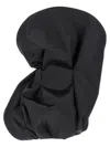 Magda Butrym Structured Satin Mini Dress In Black