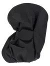 Magda Butrym Structured Satin Mini Dress In Black