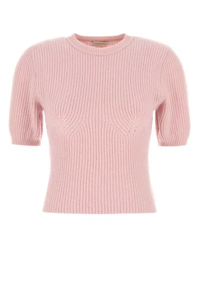 Magda Butrym Pink Stretch Cashmere Sweater