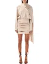 Magda Butrym Dress In Beige