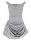 Magda Butrym Off-the-shoulder Mini Dress With Ruffled Straps