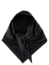 Magda Butrym Floral-pattern Leather Scarf In Black