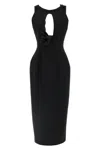 Magda Butrym '32' Fitted Keyhole Midi Dress
