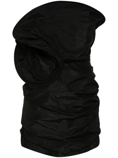 MAGDA BUTRYM 3D-ROSE TAFFETA MINI DRESS