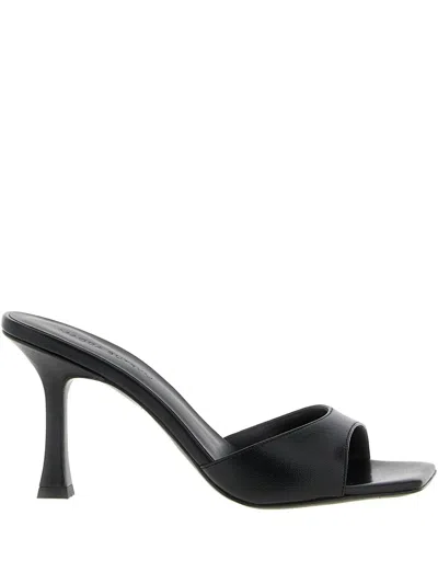 MAGDA BUTRYM 75MM SQUARE-TOE FLARED-HEEL MULES