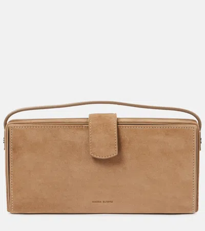 Magda Butrym Apolonia Suede Tote Bag In Beige