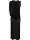 Magda Butrym Asymmetrisches Midikleid In Black