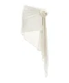 Magda Butrym Draped Knot Asymmetric Design Skirt In White