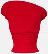 Magda Butrym Asymmetric Top In Red