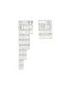 Magda Butrym Asymmetrical Crystal Fringe Earrings