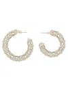 Magda Butrym Asymmetrical Earrings In Silver