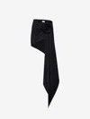 Magda Butrym Floral-applique Mini Skirt In Black