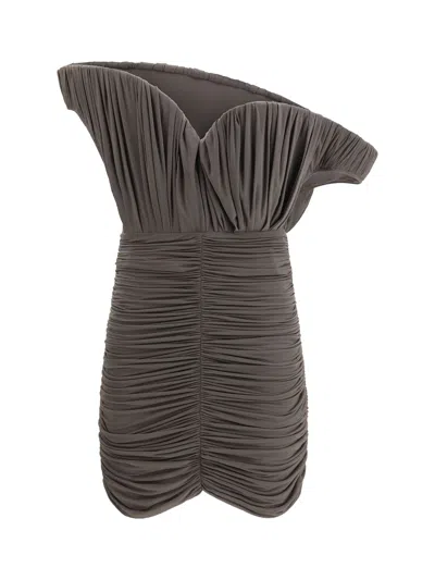 Magda Butrym Asymmetrical Petal Mini Dress